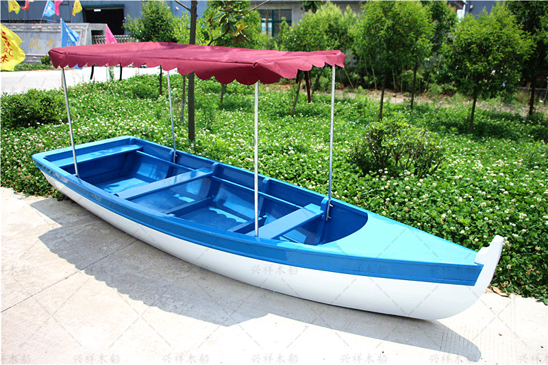 单尖单蓬电动手划船